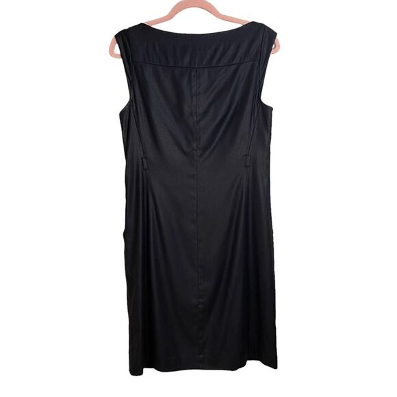 Theory Sleeveless Fitted Wool Blend Sheath Dress - Picture 2 of 8